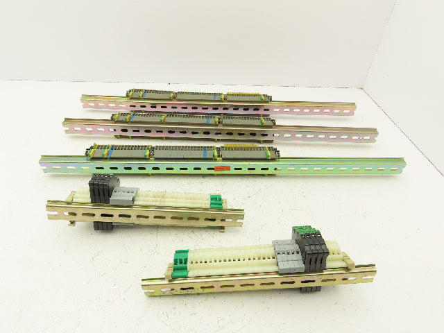 Various Terminal Block DIN Rail Connectors Lot of 227