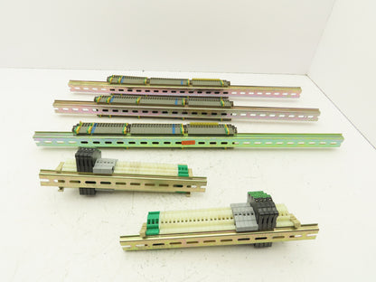 Various Terminal Block DIN Rail Connectors Lot of 227