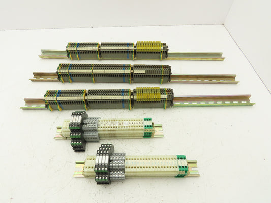 Various Terminal Block DIN Rail Connectors Lot of 227