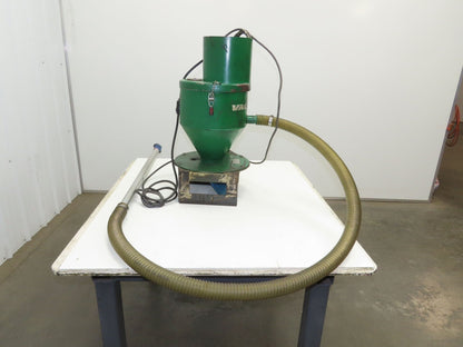 Vac-U-Max Dry Bulk Hopper 12" Receiver with Vacuum Wand 1.5" Suction Feeder 115V