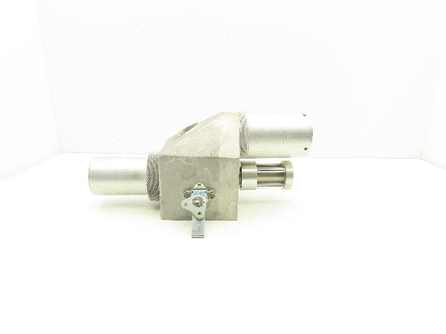 Pneumatic Bulk Conveying Proportional Shutoff Valve 2.5" Aluminum