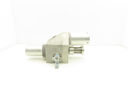 Pneumatic Bulk Conveying Proportional Shutoff Valve 2.5" Aluminum