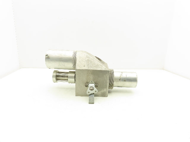Pneumatic Bulk Conveying Proportional Shutoff Valve 2.5" Aluminum