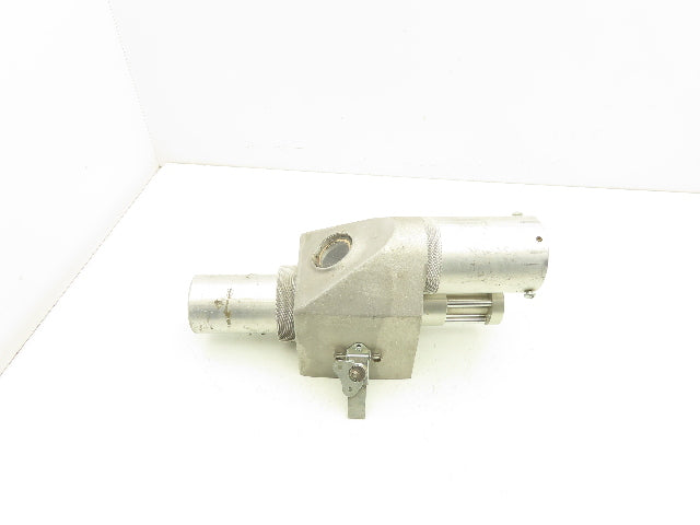 Pneumatic Bulk Conveying Proportional Shutoff Valve 2.5" Aluminum
