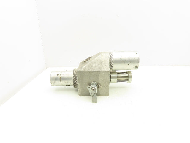 Pneumatic Bulk Conveying Proportional Shutoff Valve 2.5" Aluminum