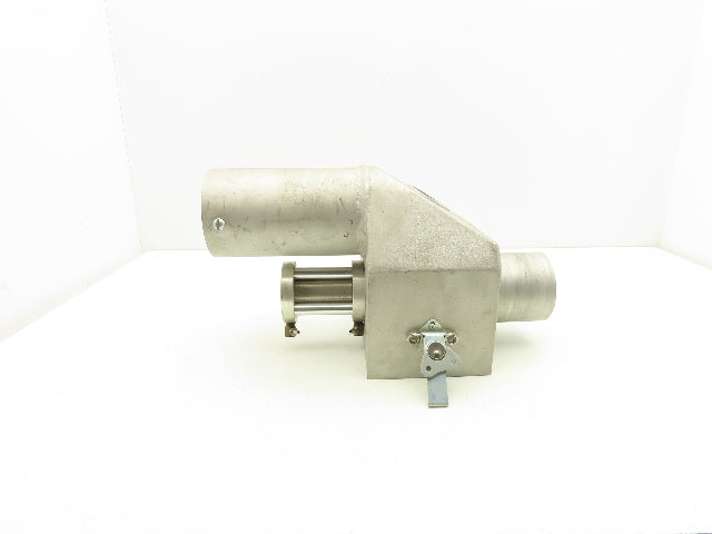 Pneumatic Bulk Conveying Proportional Shutoff Valve 3" Aluminum