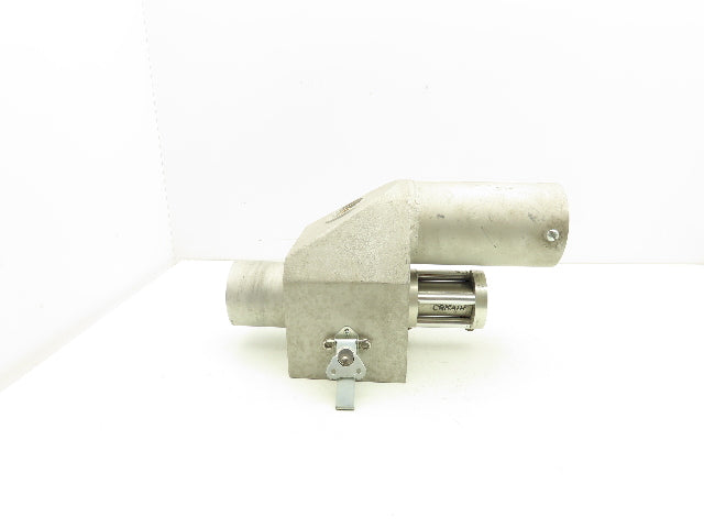 Pneumatic Bulk Conveying Proportional Shutoff Valve 3" Aluminum