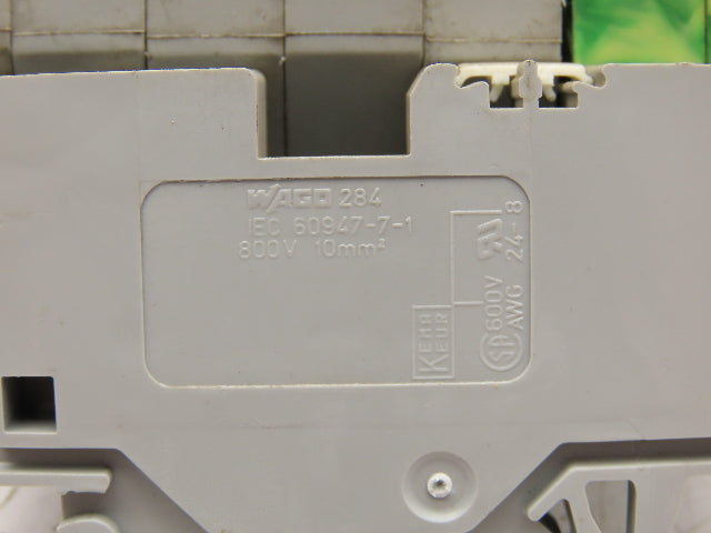 Terminal Block DIN Rail Connectors 20-2AWG Lot of 75