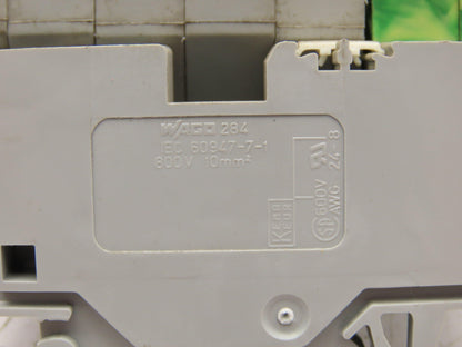 Terminal Block DIN Rail Connectors 20-2AWG Lot of 75