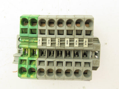 Terminal Block DIN Rail Connectors 20-2AWG Lot of 75