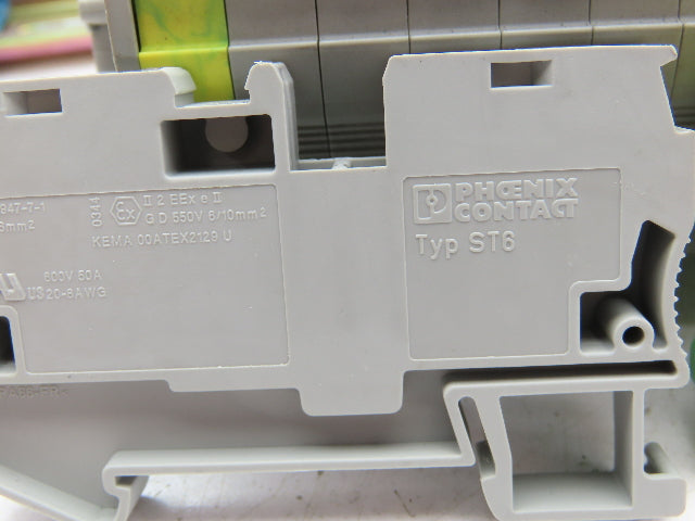 Terminal Block DIN Rail Connectors 20-2AWG Lot of 75