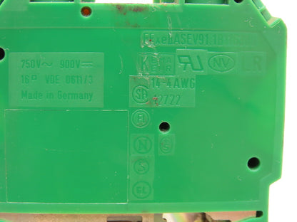 Terminal Block DIN Rail Connectors 20-2AWG Lot of 75