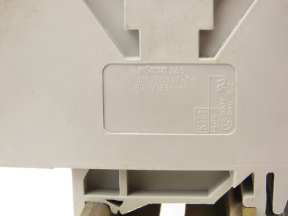 Terminal Block DIN Rail Connectors 20-2AWG Lot of 75