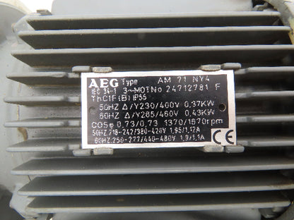 Isochem Pulsafeeder GM4-KCT-KKS Stainless Rotary Gear Pump .5Hp 1670rpm 460V 3PH