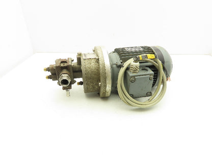 Isochem Pulsafeeder GM4-KCT-KKS Stainless Rotary Gear Pump .5Hp 1670rpm 460V 3PH