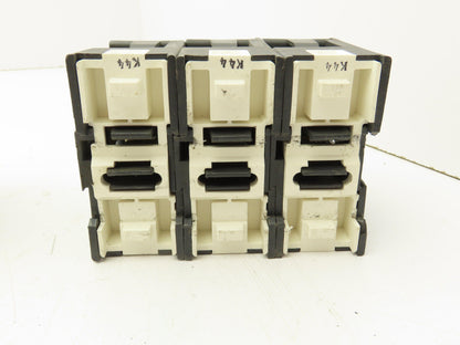 Buss JT60060 DIN Mountable Holder 35-60A Dual Element Time Delay Fuses Lot of 12