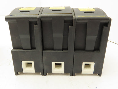 Buss JT60060 DIN Mountable Holder 35-60A Dual Element Time Delay Fuses Lot of 12
