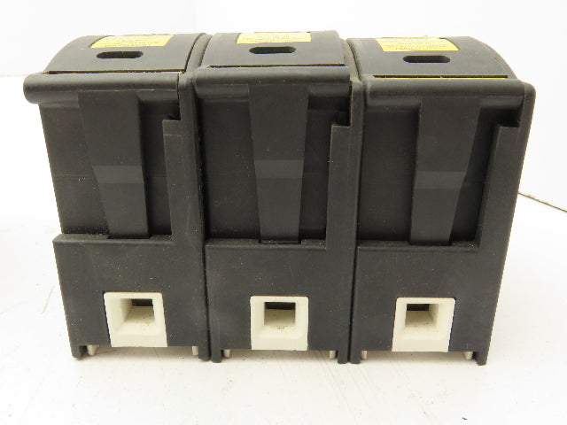 Buss JT60060 DIN Mountable Holder 35-60A Dual Element Time Delay Fuses Lot of 12