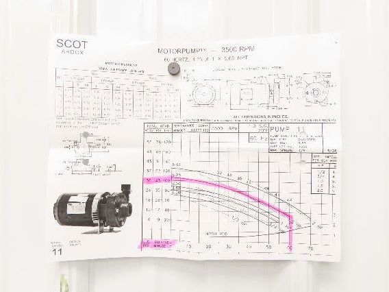 Scot MP 11 SF Cast Iron Centrifugal Pump 1.25x 1" NPT 1.5Hp 460V 3PH 56J