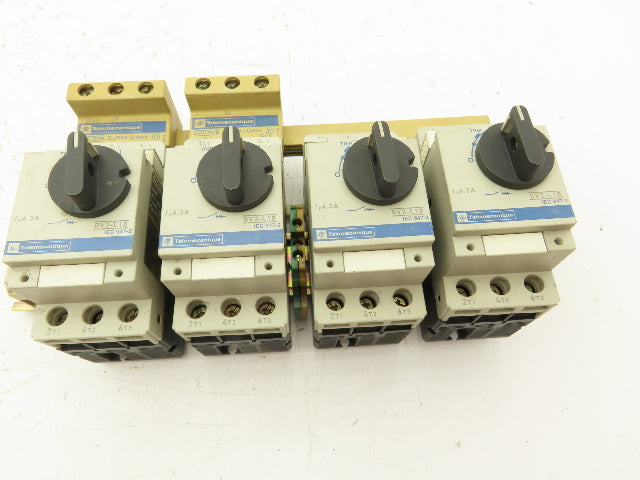 Telemecanique Contactor Rail Terminals Bus Bar 575V 6A 3 PH Lot of 4