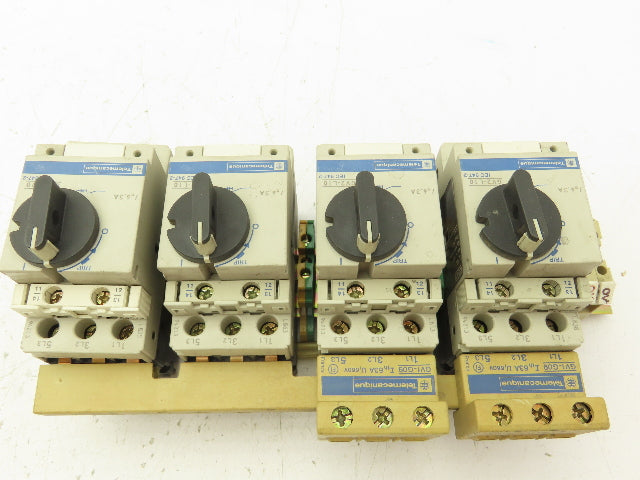 Telemecanique Contactor Rail Terminals Bus Bar 575V 6A 3 PH Lot of 4