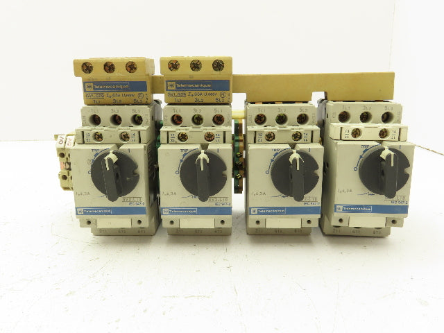 Telemecanique Contactor Rail Terminals Bus Bar 575V 6A 3 PH Lot of 4