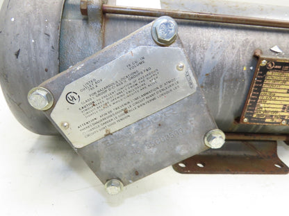 Baldor Cast Iron Centrifugal Pump 1.5x2" 7.5Hp 460V 3PH 184JM Explosion Proof