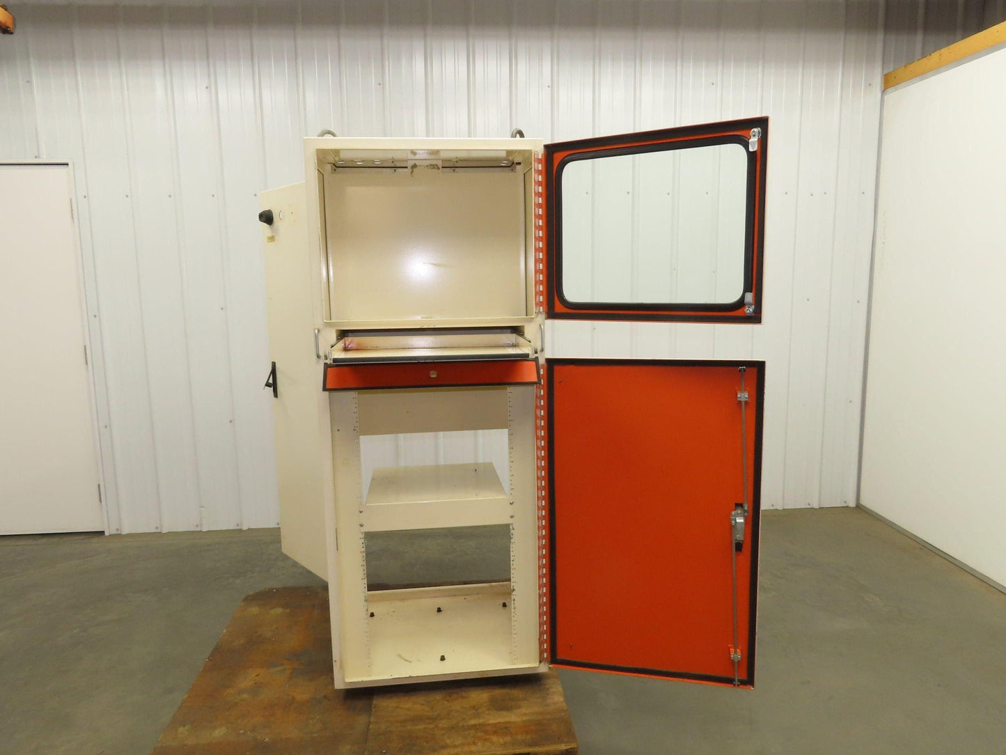 Saginaw Industrial Computer Workstation Electrical Enclosure Cabinet 66x24x27"