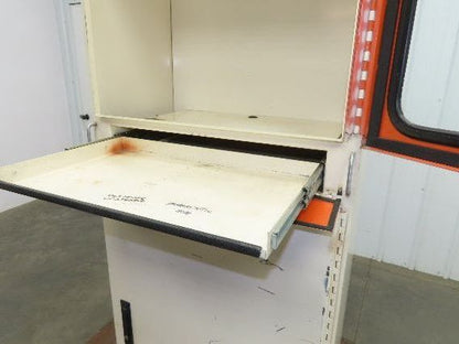 Saginaw Industrial Computer Workstation Electrical Enclosure Cabinet 66x24x27"