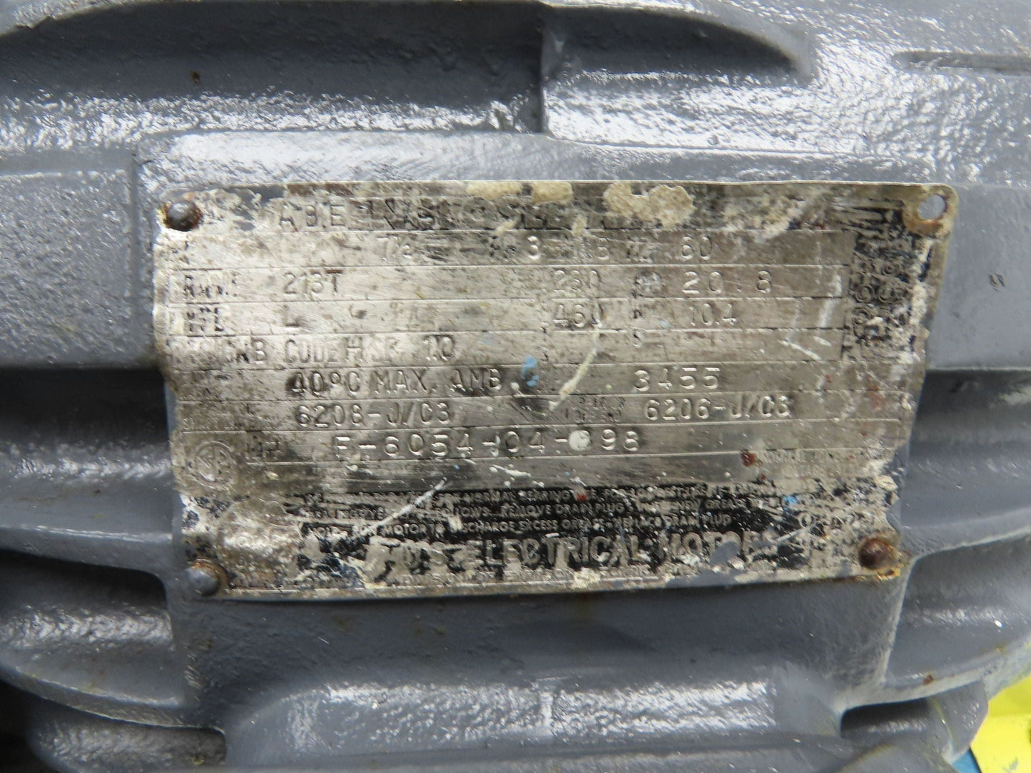 Worthington D1012 D-Line Centrifugal Pump 1.5"x 1" Flanged 7.5Hp 460V 3PH 213T