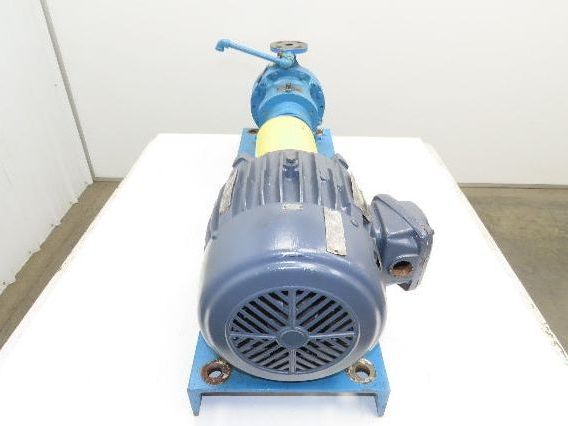 Worthington D1012 D-Line Centrifugal Pump 1.5"x 1" Flanged 7.5Hp 460V 3PH 213T