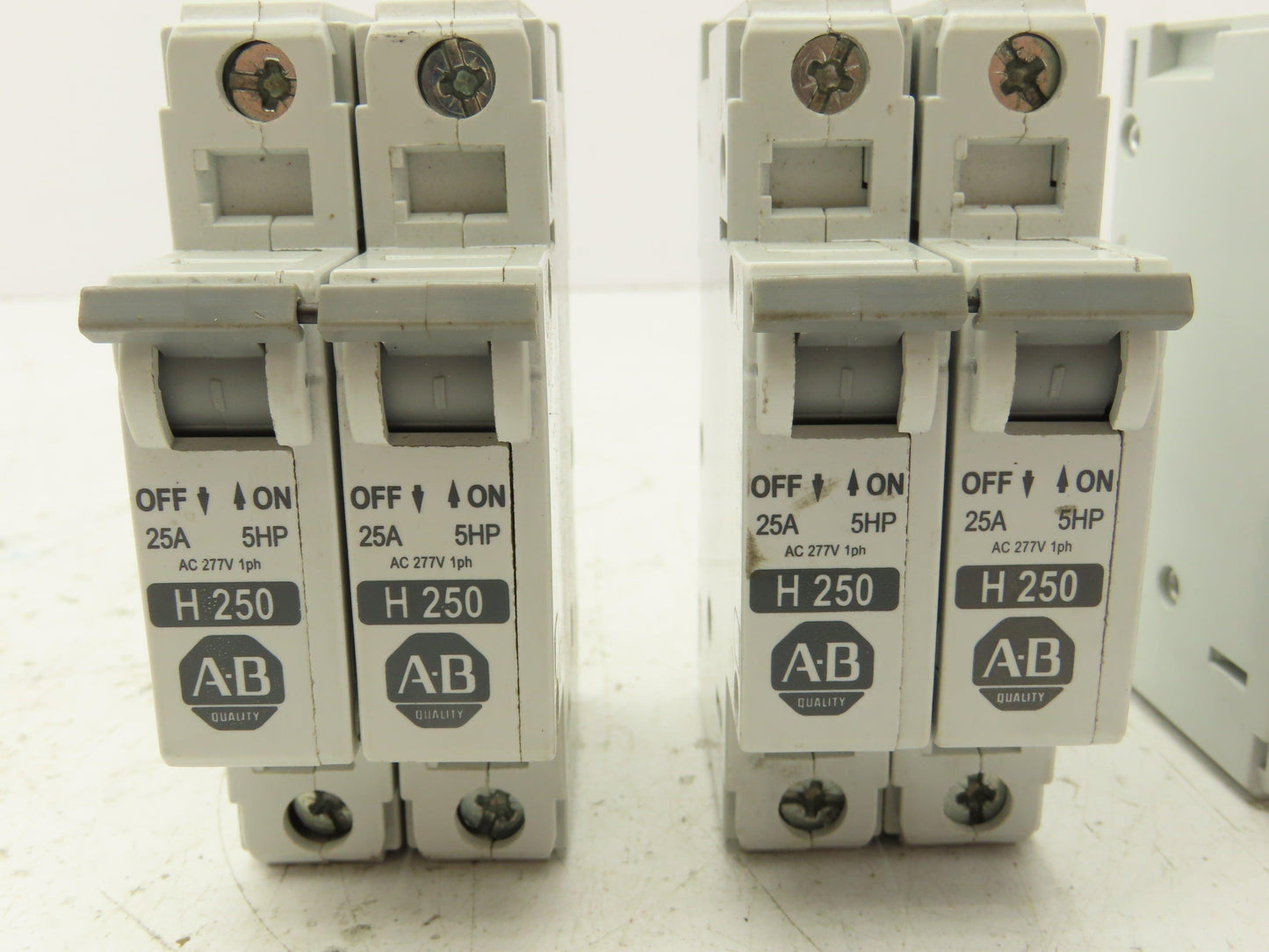 Allen Bradley 1492-CB1 H250 Manual Motor Controller Breaker 25A 5HP Lot of 12