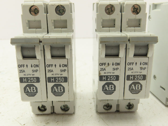 Allen Bradley 1492-CB1 H250 Manual Motor Controller Breaker 25A 5HP Lot of 12