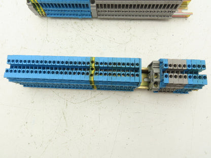 Entrelec M4/6 5116 Terminal Block DIN Rail 24-10AWG 4mm² 600V 25A Lot of 112
