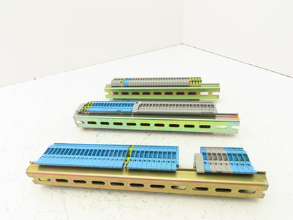 Entrelec M4/6 5116 Terminal Block DIN Rail 24-10AWG 4mm² 600V 25A Lot of 112