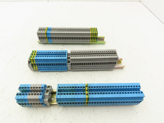 Entrelec M4/6 5116 Terminal Block DIN Rail 24-10AWG 4mm² 600V 25A Lot of 112