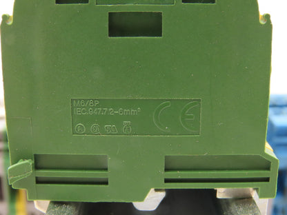 Entrelec Terminal Block Connector DIN Rail 24-10AWG 4mm² 600V 25A Lot of 179