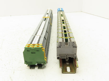 Entrelec Terminal Block Connector DIN Rail 24-10AWG 4mm² 600V 25A Lot of 179