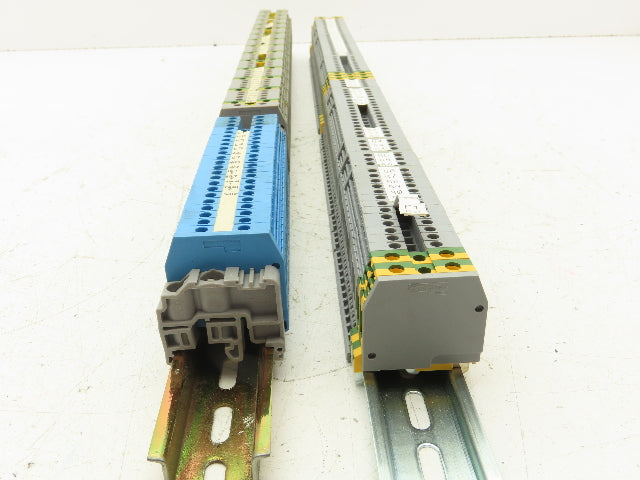 Entrelec Terminal Block Connector DIN Rail 24-10AWG 4mm² 600V 25A Lot of 179