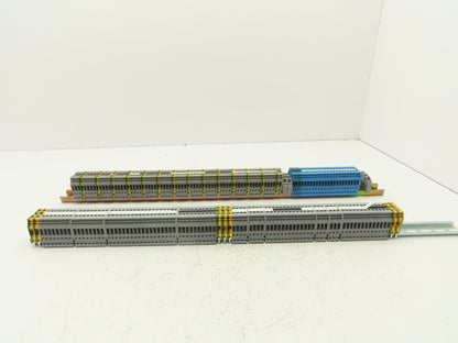 Entrelec Terminal Block Connector DIN Rail 24-10AWG 4mm² 600V 25A Lot of 179