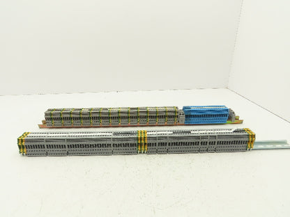 Entrelec Terminal Block Connector DIN Rail 24-10AWG 4mm² 600V 25A Lot of 179