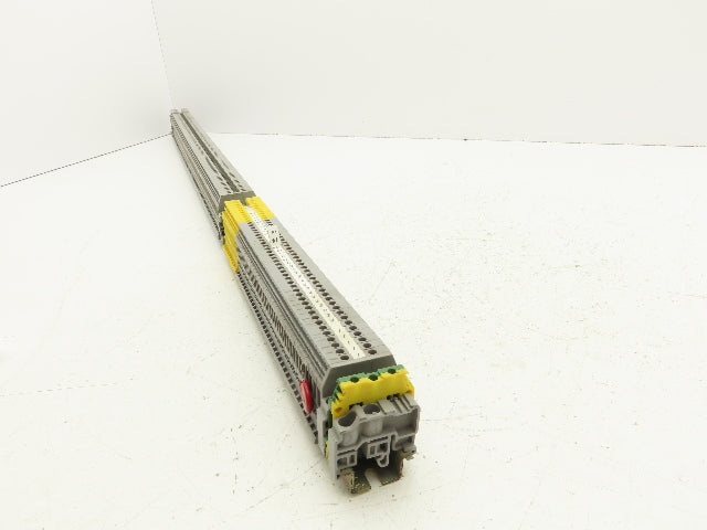 Entrelec Terminal Block Connector DIN Rail 10-18AWG 4mm² 600V 25A Lot of 153