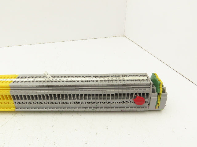 Entrelec Terminal Block Connector DIN Rail 10-18AWG 4mm² 600V 25A Lot of 153