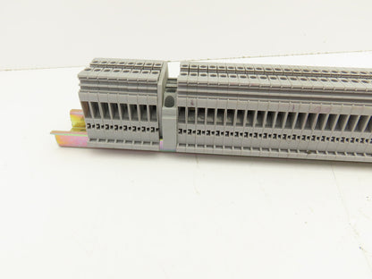 Entrelec Terminal Block Connector DIN Rail 10-18AWG 4mm² 600V 25A Lot of 153