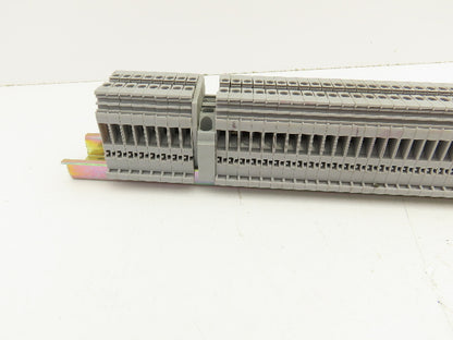 Entrelec Terminal Block Connector DIN Rail 10-18AWG 4mm² 600V 25A Lot of 153