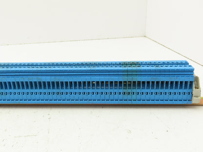 Entrelec Terminal Block Connector DIN Rail 24-10AWG 4mm² 600V 25A Lot of 150