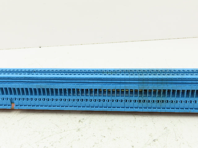 Entrelec Terminal Block Connector DIN Rail 24-10AWG 4mm² 600V 25A Lot of 150