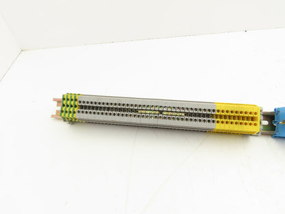 Entrelec Terminal Block Connector DIN Rail 24-10AWG 4mm² 600V 25A Lot of 150