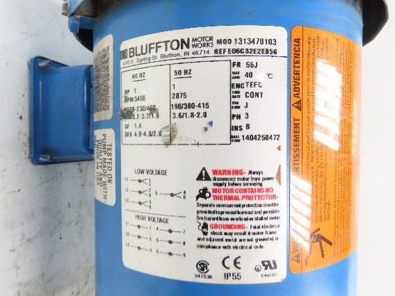 Goulds 3642 1BF21034 Cast Iron Centrifugal Pump 1.25x 1" NPT 1Hp 460V 3PH 56J