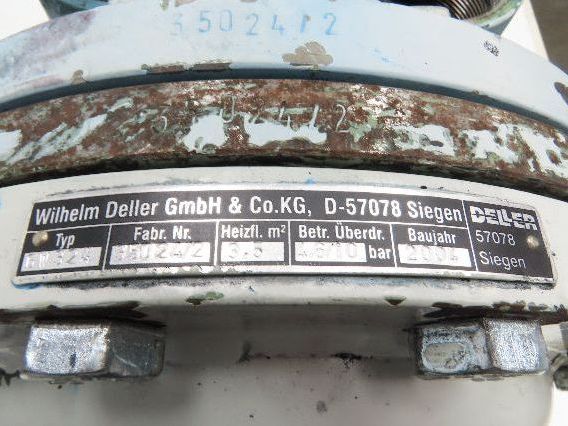 Wilhelm Deller Oil Cooler Shell & Tube Heat Exchanger 1"x 2.5" 4-Pass 32"L